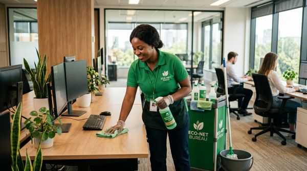 Services de nettoyage écologiques pour bureaux à Toulouse